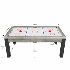 Air Hockey Toronto - Coloris Industriel / Surface Blanche -Ledepot Mobilier Magasin air hockey toronto coloris industriel surface blanche 3