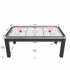 Air Hockey Toronto - Coloris Noir / Surface Blanche -Ledepot Mobilier Magasin air hockey toronto coloris noir surface blanche 4
