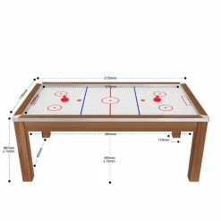 Air Hockey Toronto - Hêtre Boisé / Surface Blanche -Ledepot Mobilier Magasin air hockey toronto hetre boise surface blanche 2