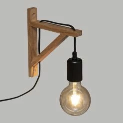 Applique Murale équerre Bois Wild Atmosphera 9 Applique Murale équerre Bois Wild Atmosphera -Ledepot Mobilier Magasin applique murale equerre bois wild atmosphera 3