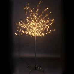 Arbre Cooper Blanc Chaud Lumineux Sur Pied 400 Leds
