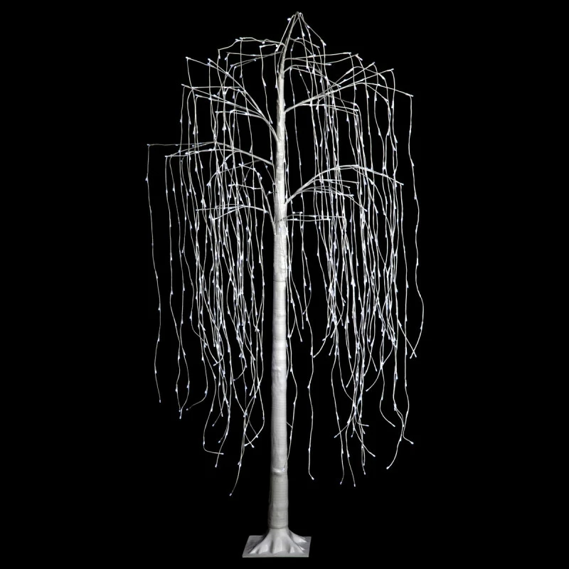 Arbre Lumineux 2,2 M Saule Pleureur Blanc 3 Arbre Lumineux 2,2 M Saule Pleureur Blanc