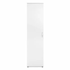 Armoire 1 Porte 6 Niveaux Blanc -Ledepot Mobilier Magasin armoire 1 porte 6 niveaux andy blanc 3
