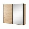 Armoire 2 Portes Grand Modèle Avec Miroir Nantes -Ledepot Mobilier Magasin armoire 2 portes grand modele avec miroir nantes