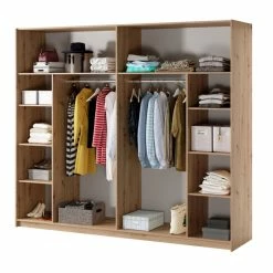 Armoire 2 Portes Grand Modèle Avec Miroir Nantes -Ledepot Mobilier Magasin armoire 2 portes grand modele avec miroir nantes 2