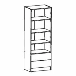 Demeyere Armoire Lingère 2 Portes 2 Tiroirs Laud -Ledepot Mobilier Magasin armoire lingere 2 portes 2 tiroirs laud 2