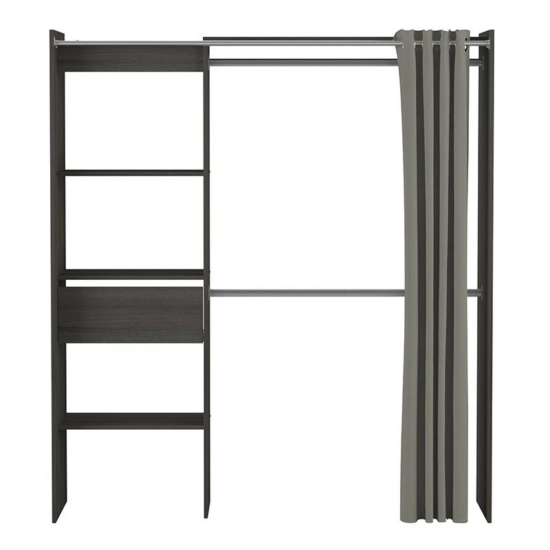 Demeyere Armoire/Placard Extensible SEATTLE Avec Rideau Chêne Vulcano 9 Demeyere Armoire/Placard Extensible SEATTLE Avec Rideau Chêne Vulcano – Image 7