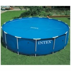 Bâche à Bulles Ronde Pour Piscines D. 4,57 M Intex -Ledepot Mobilier Magasin bache a bulles ronde pour piscines d 457 m intex 2