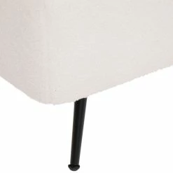 Banc Coffre Bouclette Blanc Aurora Atmosphera -Ledepot Mobilier Magasin banc coffre bouclette blanc aurora atmosphera 1 3