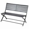 Banc Pliant Olbia Noir Graphite Hespéride -Ledepot Mobilier Magasin banc pliant olbia noir graphite hesperide