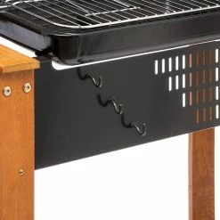 Barbecue à Charbon Neka Azur Bois 53x38 Cm -Ledepot Mobilier Magasin barbecue a charbon neka azur bois 55 cm 2