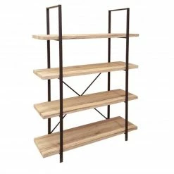 Bibliothèque 4 étagères Chicago -Ledepot Mobilier Magasin bibliotheque 4 etageres chicago 2