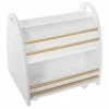 Bibliothèque Enfant Roulettes Doré Atmosphera -Ledepot Mobilier Magasin bibliotheque enfant roulettes dore atmosphera