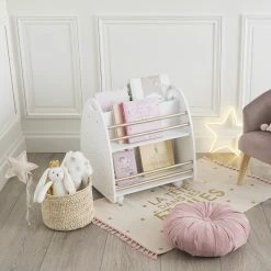 Bibliothèque Enfant Roulettes Doré Atmosphera 9 Bibliothèque Enfant Roulettes Doré Atmosphera -Ledepot Mobilier Magasin bibliotheque enfant roulettes dore atmosphera 3