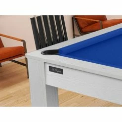 Billard Américain Arizona 7 Pieds Blanc Boisé / Tapis Bleu -Ledepot Mobilier Magasin billard americain arizona 7 pieds blanc tapis bleu 4