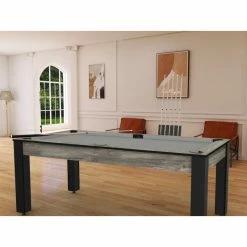 Billard Américain Arizona 7 Pieds Industriel / Tapis Gris -Ledepot Mobilier Magasin billard americain arizona 7 pieds industriel tapis gris 3
