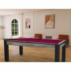 Billard Américain Arizona 7 Pieds Industriel / Tapis Prune -Ledepot Mobilier Magasin billard americain arizona 7 pieds industriel tapis prune 3
