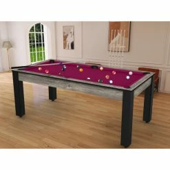 Billard Américain Arizona 7 Pieds Industriel / Tapis Prune -Ledepot Mobilier Magasin billard americain arizona 7 pieds industriel tapis prune 5