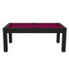 Billard Américain Arizona 7 Pieds Noir Grainé / Tapis Prune -Ledepot Mobilier Magasin billard americain arizona 7 pieds noir graine tapis prune