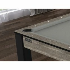 Billard Texas 6 Pieds - Coloris Industriel Tapis Gris -Ledepot Mobilier Magasin billard texas 6 pieds coloris industriel tapis gris 3