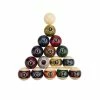 Billes De Billard Marble 57 Mm Lot De 16 Pour Jeu Américain 2 Billes De Billard Marble 57 Mm Lot De 16 Pour Jeu Américain -Ledepot Mobilier Magasin billes de billard marble 57 mm lot de 16 pour jeu americain
