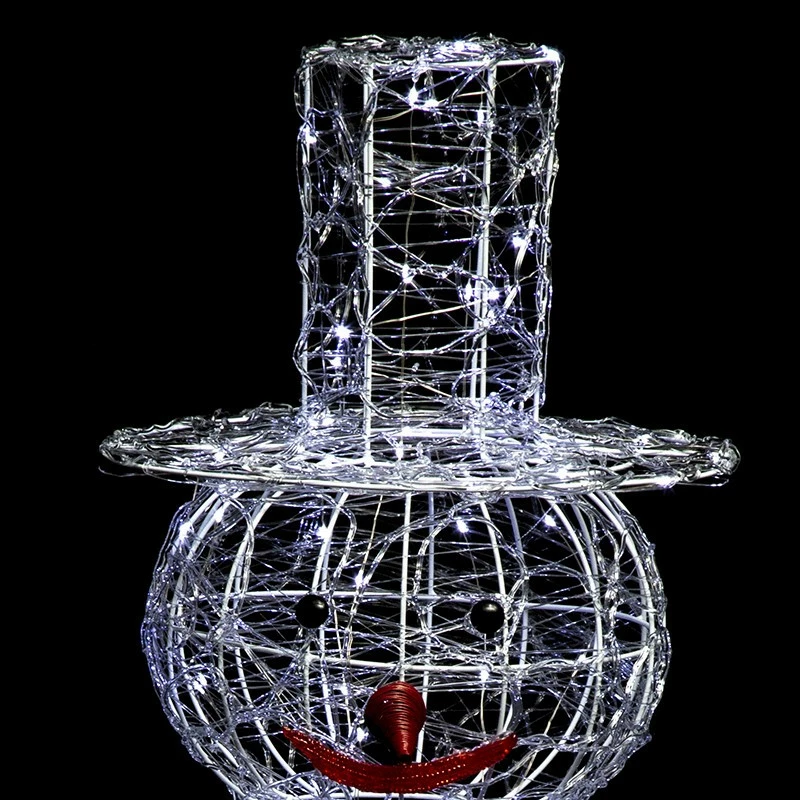 Bonhomme De Neige 120 Cm Lumineux Extérieur 4 Bonhomme De Neige 120 Cm Lumineux Extérieur – Image 2