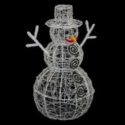 Bonhomme De Neige Lumineux 96 LED -Ledepot Mobilier Magasin bonhomme de neige lumineux 96 led 3