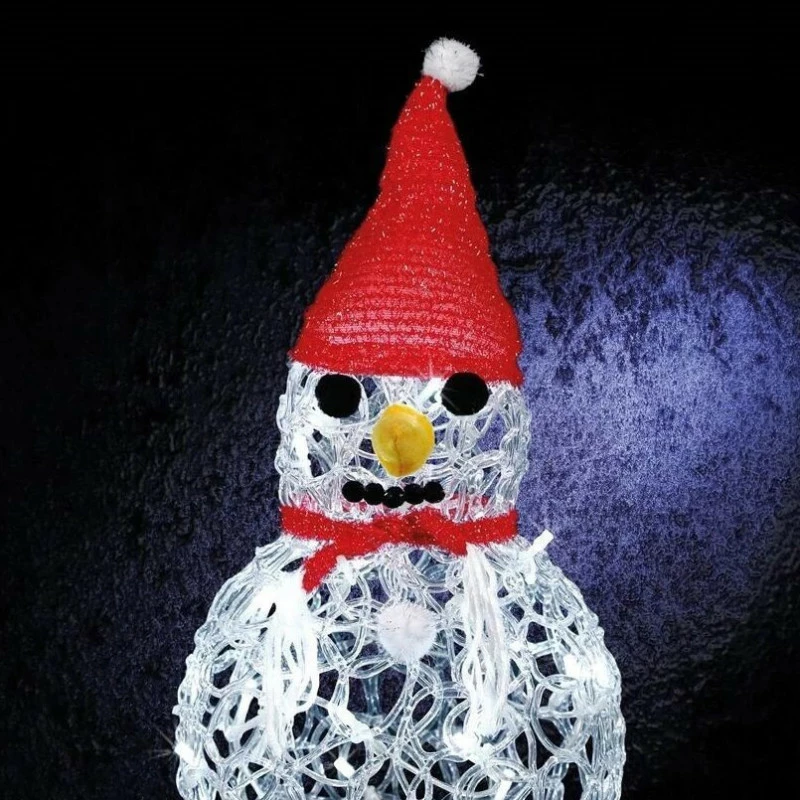 Bonhomme De Neige Lumineux Blanc 4 Bonhomme De Neige Lumineux Blanc – Image 2