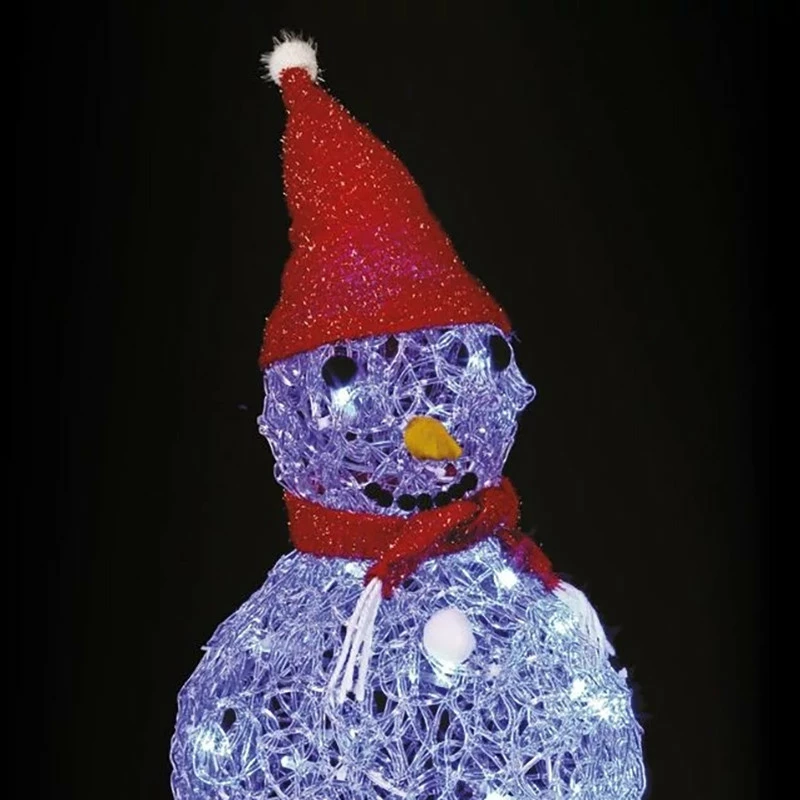 Bonhomme De Neige Lumineux Bleu 4 Bonhomme De Neige Lumineux Bleu – Image 2