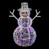 Bonhomme De Neige Lumineux Multicolore 60cm -Ledepot Mobilier Magasin bonhomme de neige lumineux multicolore 60cm
