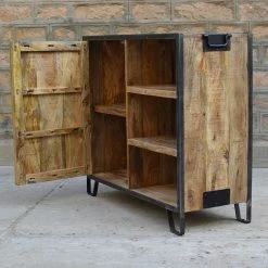 Buffet 1 Porte 3 Niches Manguier -Ledepot Mobilier Magasin buffet 1 porte 4 niches manguier 4