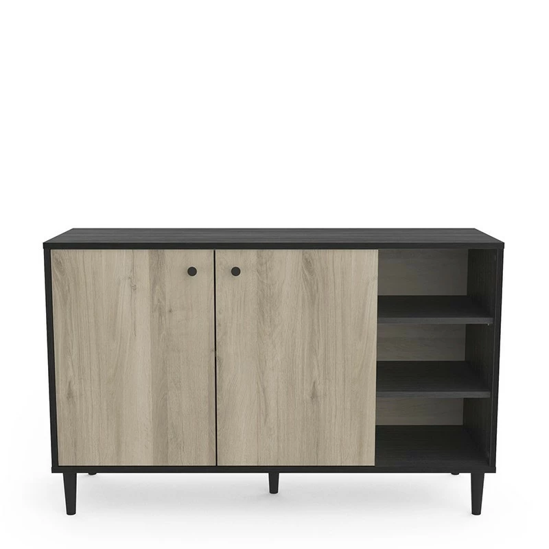 Demeyere Buffet 2 Portes 3 Niches Industriel Arty 5 Demeyere Buffet 2 Portes 3 Niches Industriel Arty – Image 3
