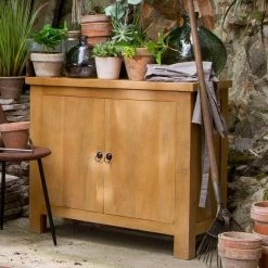 Buffet 2 Portes Ajmal Bois Massif Manguier Atmosphera -Ledepot Mobilier Magasin buffet 2 portes ajmal bois massif manguier atmosphera 5