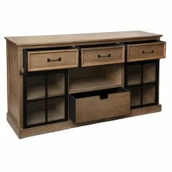 Buffet 2 Portes Coulissantes 4 Tiroirs Danik Atmosphera 12 Buffet 2 Portes Coulissantes 4 Tiroirs Danik Atmosphera -Ledepot Mobilier Magasin buffet 2 portes coulissantes 4 tiroirs danik atmosphera 2