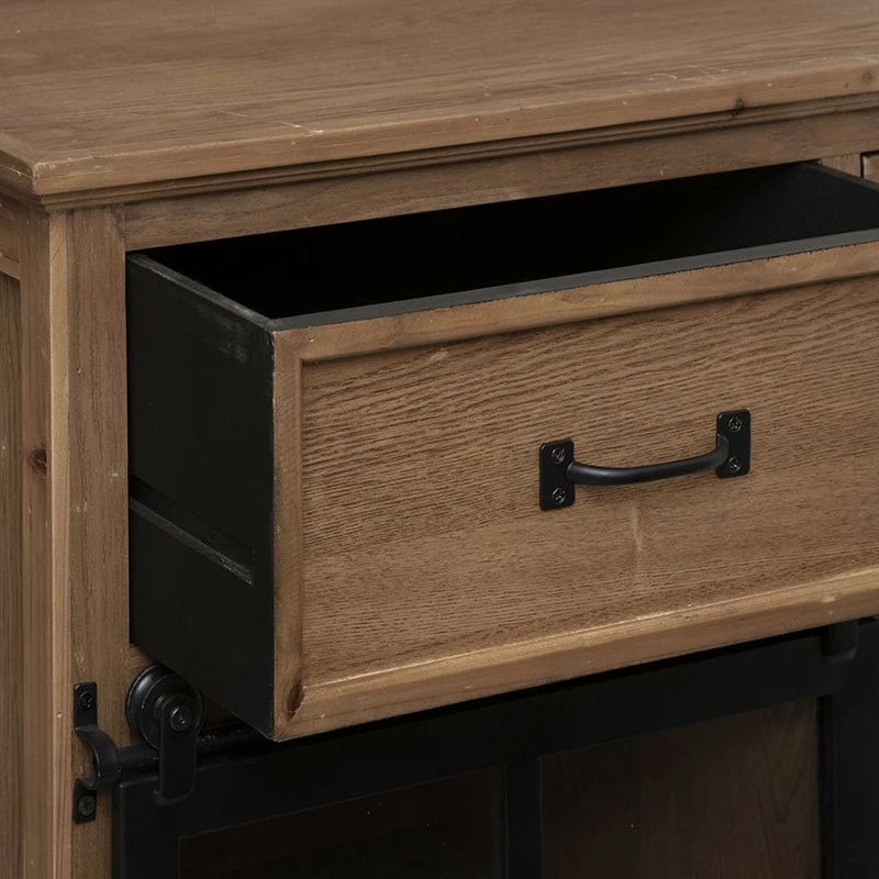 Buffet 2 Portes Coulissantes 4 Tiroirs Danik Atmosphera 9 Buffet 2 Portes Coulissantes 4 Tiroirs Danik Atmosphera – Image 7