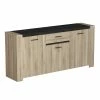 Demeyere Buffet 3 Portes 1 Tiroir Sheffield -Ledepot Mobilier Magasin buffet 3 portes 1 tiroir sheffield