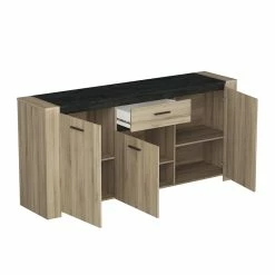 Demeyere Buffet 3 Portes 1 Tiroir Sheffield -Ledepot Mobilier Magasin buffet 3 portes 1 tiroir sheffield 3