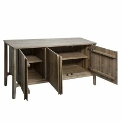 Buffet 3 Portes En Acacia Banila Atmosphera -Ledepot Mobilier Magasin buffet 3 portes en acacia banila atmosphera 2