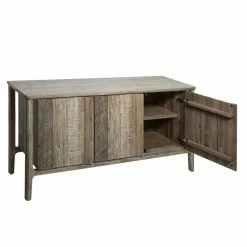 Buffet 3 Portes En Acacia Banila Atmosphera -Ledepot Mobilier Magasin buffet 3 portes en acacia banila atmosphera 3