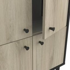 Demeyere Buffet 4 Portes Industriel Arty -Ledepot Mobilier Magasin buffet 4 portes industriel arty 1 3