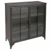 Buffet Broc 2 Portes Métal Noir Atmosphera -Ledepot Mobilier Magasin buffet broc 2 portes metal noir atmosphera