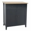 Buffet Damian Bois Gris Foncé Atmosphera -Ledepot Mobilier Magasin buffet damian bois atmosphera