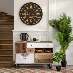 Buffet En Bois De Manguier Koval Nuances Unies Atmosphera -Ledepot Mobilier Magasin buffet en bois manguier koval nuances unies atmosphera 1