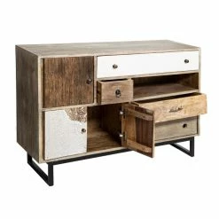 Buffet En Bois De Manguier Koval Nuances Unies Atmosphera -Ledepot Mobilier Magasin buffet en bois manguier koval nuances unies atmosphera 3