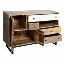 Buffet En Bois De Manguier Koval Nuances Unies Atmosphera -Ledepot Mobilier Magasin buffet en bois manguier koval nuances unies atmosphera 4
