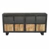 Buffet Métal Et Bois Jodhpur 4 Portes -Ledepot Mobilier Magasin buffet metal et bois jodhpur 4 portes