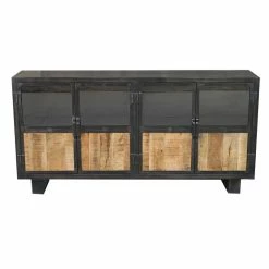 Buffet Métal Et Bois Jodhpur 4 Portes