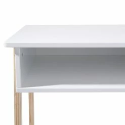 Bureau Enfant Blanc Pieds Bois Atmosphera -Ledepot Mobilier Magasin bureau enfant blanc pieds bois atmosphera 2