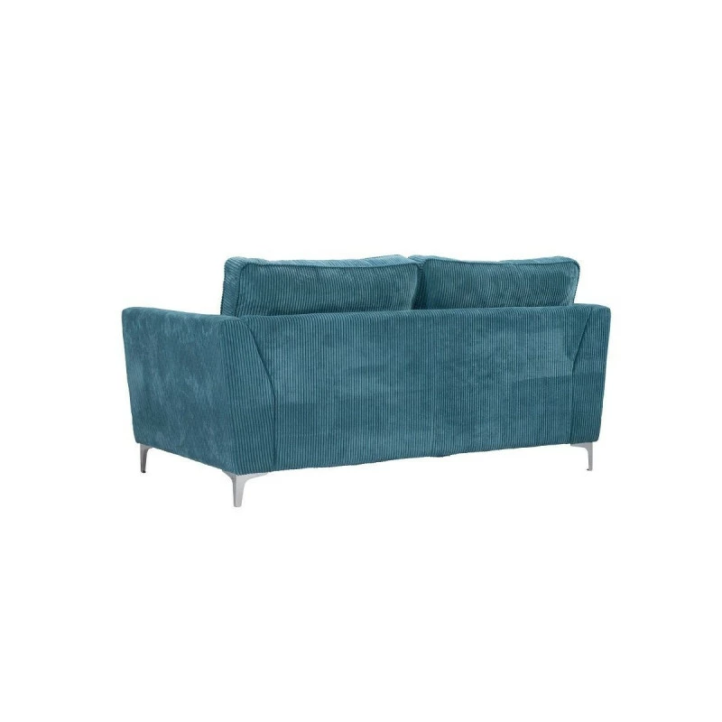 Canapé 2 Places Isla Velours Côtelé Bleu 4 Canapé 2 Places Isla Velours Côtelé Bleu – Image 2
