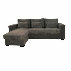 Canapé D'angle Joe Gauche Ou Droite Gris Convertible Lit -Ledepot Mobilier Magasin canape d angle joe gauche ou droite gris convertible lit 4